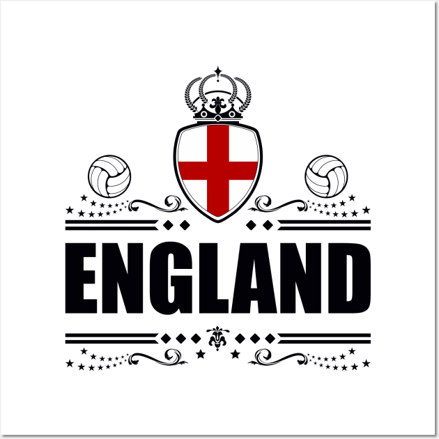 England Football Gifts | Vintage Edition Wall Art by VISUALUV